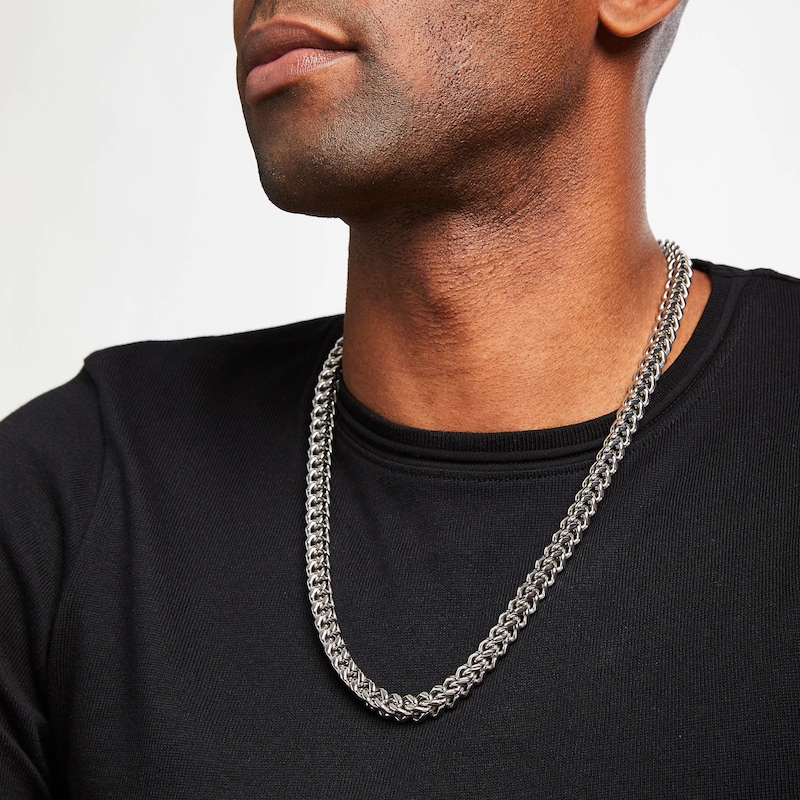 Main Image 4 of Franco Chain Necklace Solid Stainless Steel 24&quot;
