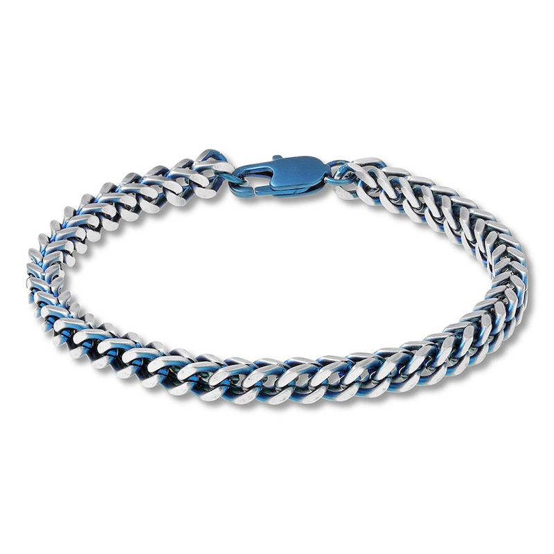 Main Image 1 of Foxtail Chain Bracelet Solid Stainless Steel 8.5&quot;