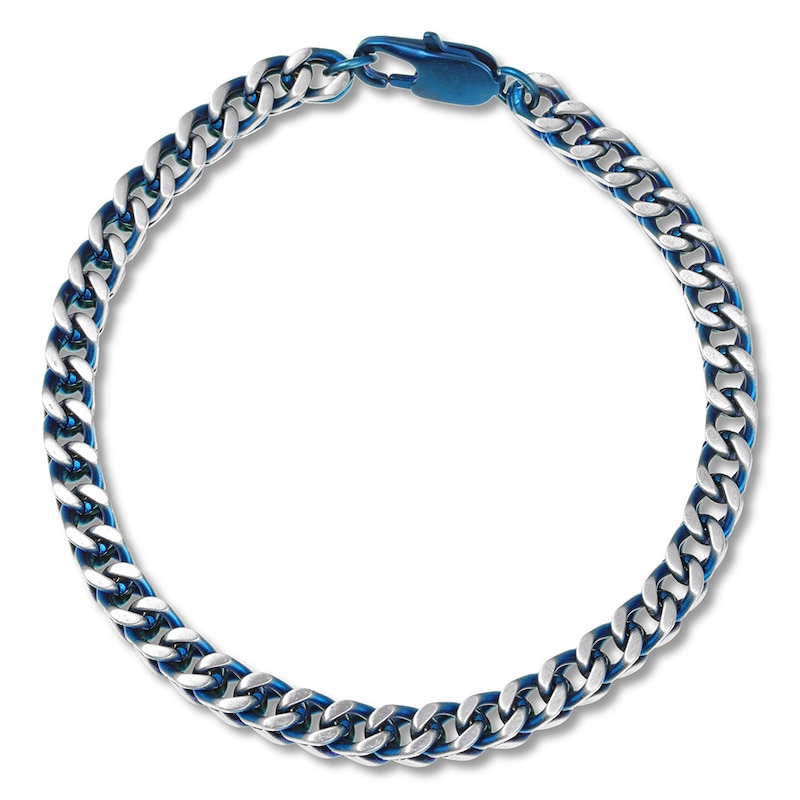 Main Image 2 of Foxtail Chain Bracelet Solid Stainless Steel 8.5&quot;