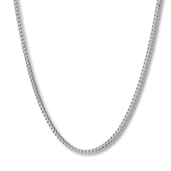 Box Chain Necklace 2mm Solid Stainless Steel 18"
