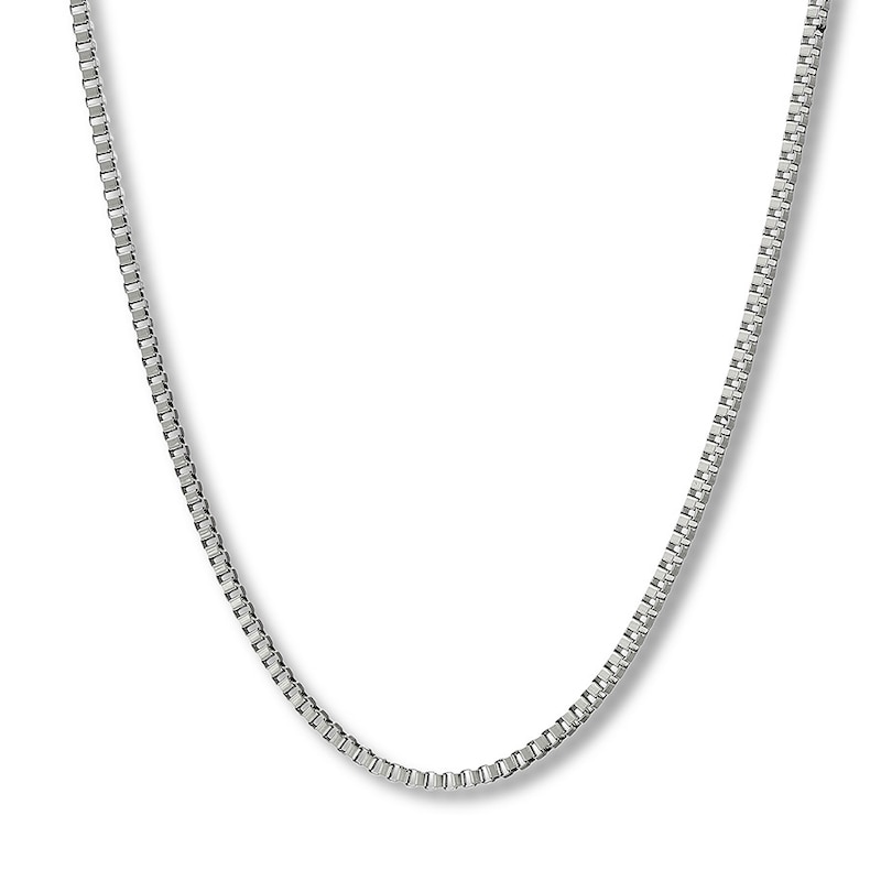 Solid Box Chain Necklace 2mm Stainless Steel 18