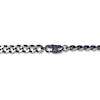 Thumbnail Image 1 of Curb Chain Necklace Stainless Steel & Gray Ion-Plating 18"