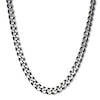 Thumbnail Image 0 of Solid Curb Chain Necklace Stainless Steel & Gray Ion-Plating 22"