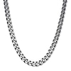 Thumbnail Image 0 of Solid Curb Chain Necklace Stainless Steel & Gray Ion-Plating 24"