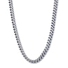 Thumbnail Image 0 of Solid Foxtail Chain Necklace 5mm Stainless Steel & Blue Ion-Plating 18"