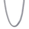 Thumbnail Image 1 of Foxtail Chain Necklace 5mm Solid Stainless Steel & Blue Ion-Plating 18&quot;