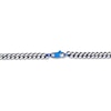 Thumbnail Image 2 of Foxtail Chain Necklace 5mm Solid Stainless Steel & Blue Ion-Plating 18&quot;