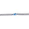 Thumbnail Image 2 of Foxtail Chain Necklace 5mm Solid Stainless Steel & Blue Ion-Plating 22&quot;