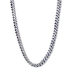 Thumbnail Image 1 of Foxtail Chain Necklace 5mm Solid Stainless Steel & Blue Ion-Plating 24&quot;