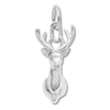 Thumbnail Image 1 of Deer Head Charm Sterling Silver
