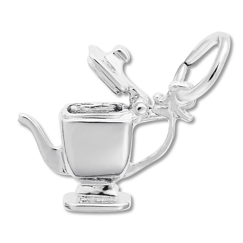 Main Image 1 of Teapot Charm Sterling Silver