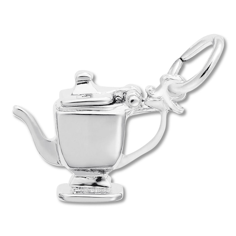 Main Image 2 of Teapot Charm Sterling Silver