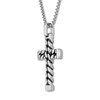 Thumbnail Image 2 of Men's Curb Chain Cross Necklace Stainless Steel 24&quot;
