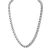 Love + Be Loved Men's Rolo Chain Necklace Stainless Steel 22"