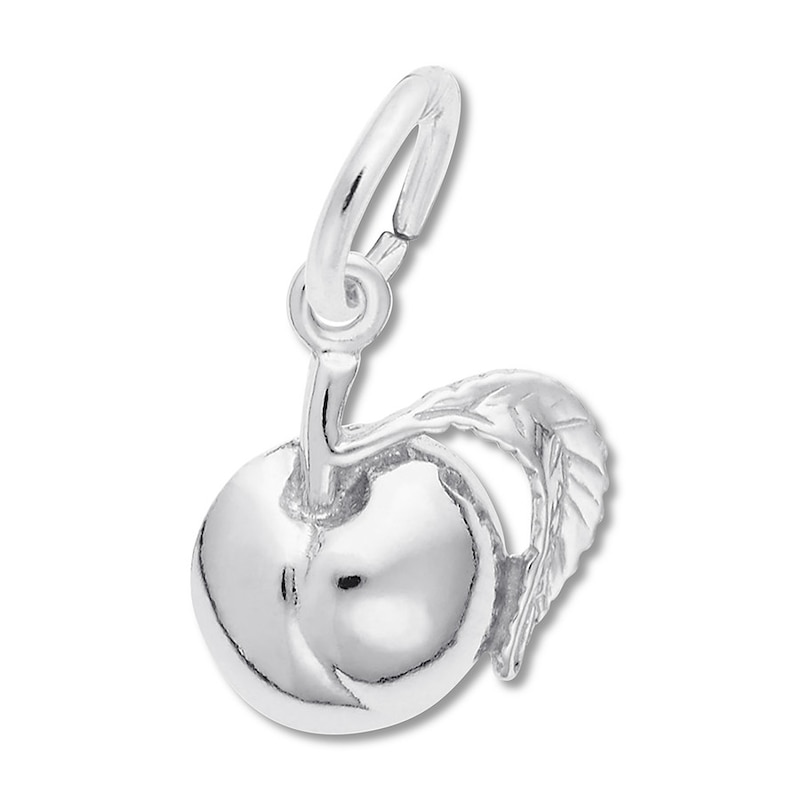 Main Image 1 of Peach Charm Sterling Silver