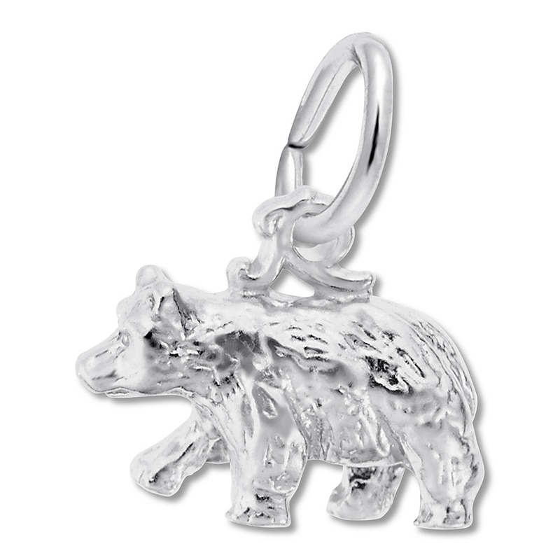 Main Image 1 of Bear Charm Sterling Silver