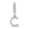 Thumbnail Image 0 of True Definition Letter C Charm 1/20 ct tw Diamonds Sterling Silver