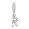 Thumbnail Image 0 of True Definition Letter R Charm 1/15 ct tw Diamonds Sterling Silver