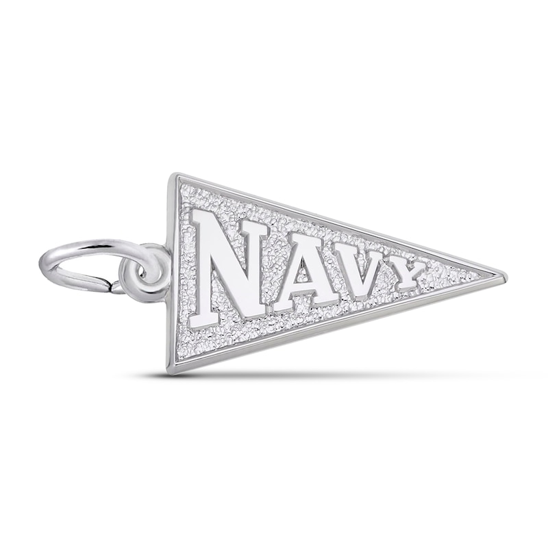 US Navy Charm Sterling Silver