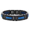 Thumbnail Image 0 of Men's Bracelet Stainless Steel Black/Blue Ion Plating 8.5"