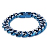 Thumbnail Image 0 of Solid Bracelet Steel & Blue Ion Plating Bracelet 9"