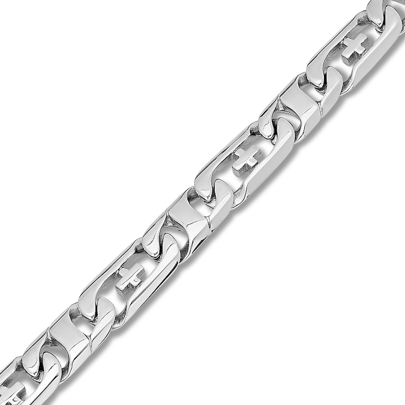Main Image 2 of Curb Chain Necklace Solid Stainless Steel 24&quot;