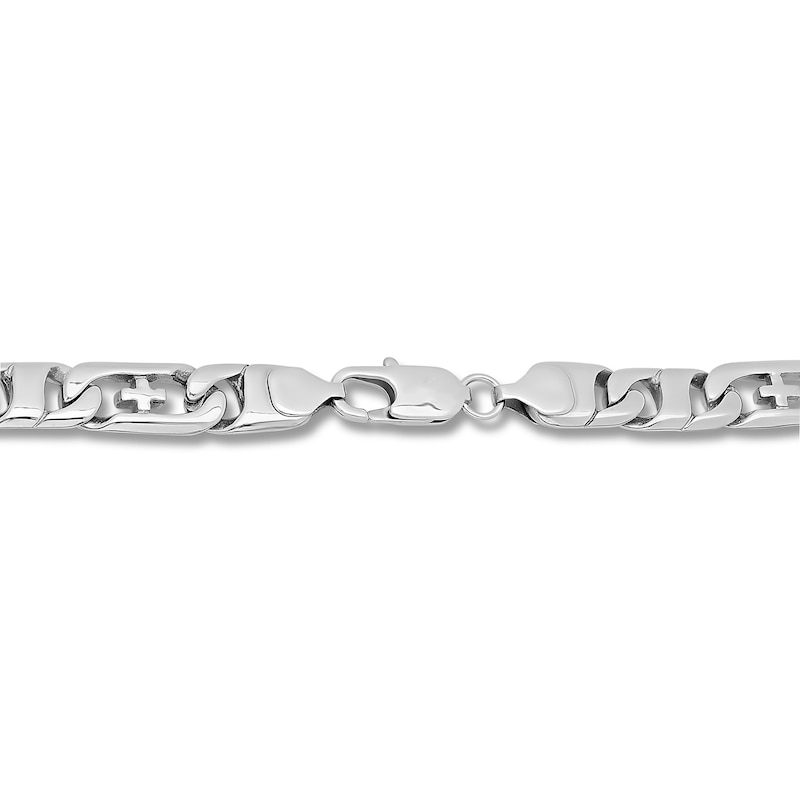 Main Image 3 of Curb Chain Necklace Solid Stainless Steel 24&quot;