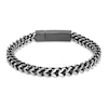 Thumbnail Image 3 of Franco Chain Bracelet Black Ion Plating Solid Stainless Steel 9"