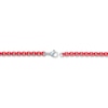 Thumbnail Image 1 of Bracelet Red Acrylic & Stainless Steel 8.75"