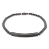 Thumbnail Image 1 of Men's Bracelet Black Ion Plating Stainless Steel 8.25&quot;