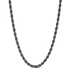 Thumbnail Image 0 of Men's Rope Chain Necklace Stainless Steel 24"