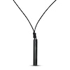 Thumbnail Image 1 of Men's Cord Necklace Black Ion Plating Stainless Steel 23&quot;