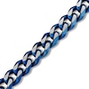 Thumbnail Image 1 of Solid Chain Necklace Stainless Steel/Blue Ion Plating 24"