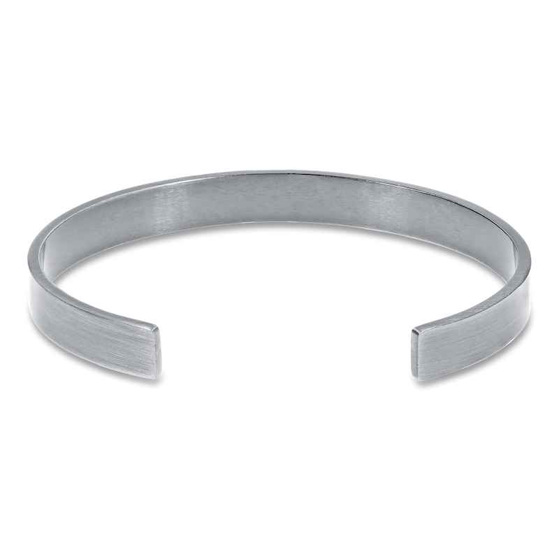 Main Image 2 of Men's Open Cuff Bracelet Stainless Steel