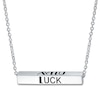 Thumbnail Image 3 of AYLLU Red Cubic Zirconia Bar Necklace Sterling Silver 18&quot;