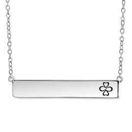 AYLLU Bar Necklace Sterling Silver 18"