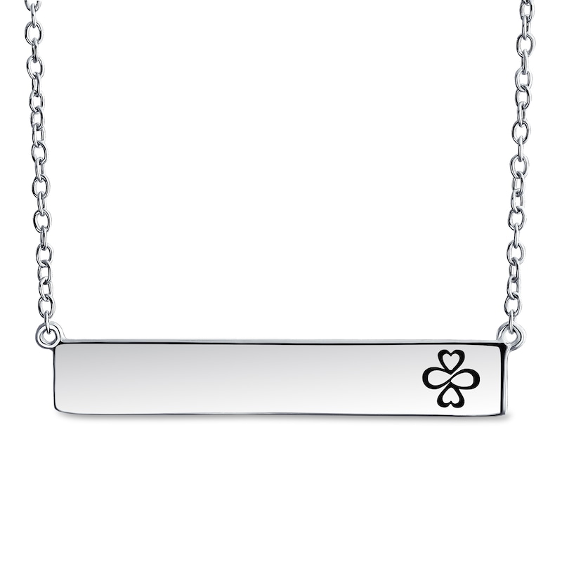 Main Image 1 of AYLLU Bar Necklace Sterling Silver 18&quot;