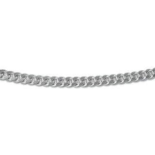 Miami Cuban Curb Chain Necklace 6.2mm Solid Sterling Silver 22"
