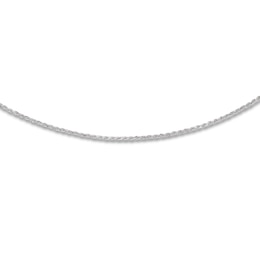 Solid Rope Chain Necklace Sterling Silver 20"