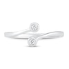 Thumbnail Image 1 of Diamond Accent Toe Ring Sterling Silver