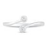 Thumbnail Image 2 of Diamond Accent Toe Ring Sterling Silver