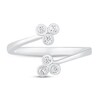 Thumbnail Image 2 of Diamond Toe Ring 1/20 ct tw Sterling Silver