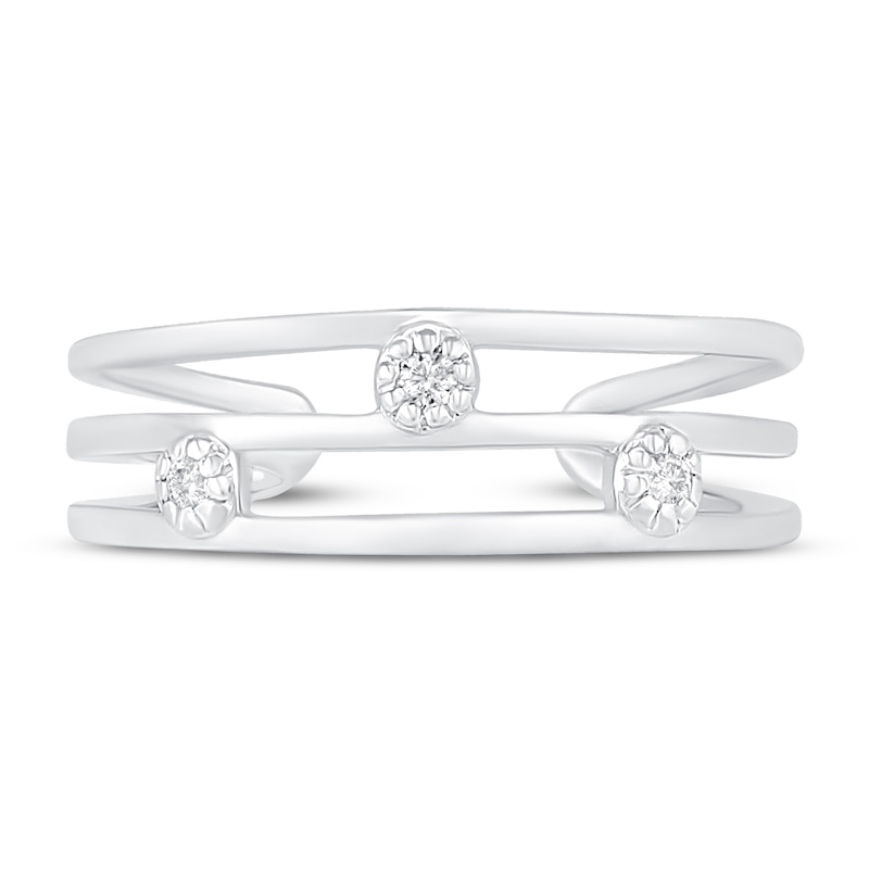 Main Image 2 of Diamond Accent Toe Ring Sterling Silver