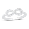 Thumbnail Image 0 of Diamond Infinity Toe Ring 1/20 ct tw Sterling Silver