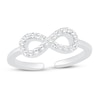 Thumbnail Image 1 of Diamond Infinity Toe Ring 1/20 ct tw Sterling Silver