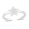 Thumbnail Image 0 of Diamond Accent Star Toe Ring Sterling Silver