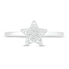 Thumbnail Image 1 of Diamond Accent Star Toe Ring Sterling Silver