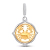 Thumbnail Image 1 of True Definition Cancer Zodiac Charm Sterling Silver/10K Yellow Gold