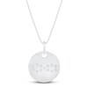 Thumbnail Image 1 of Diamond Infinity Necklace 1/10 ct tw Sterling Silver 18&quot;