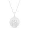 Thumbnail Image 1 of Diamond Paw Necklace 1/10 ct tw Sterling Silver 18&quot;